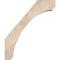 Ekena Millwork 5 1/2"W x 22"D x 26"H Legacy Smooth Knee Brace, Douglas Fir BRC06X22X26LEC00SDF - alternate 3
